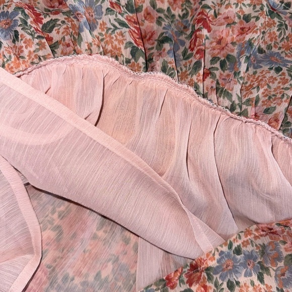 American Eagle Outfitters Floral Colorful Blouse Top Size Medium - Picture 5 of 6